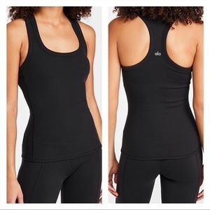 Black Alo Rib Support tank size small